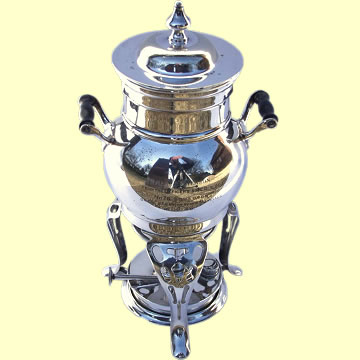 Samovar Presented to F/Lt V.R. Paterson - Click for the bigger picture