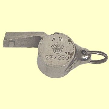 RAF Aircrew Emergency Whistle - Click for the bigger picture