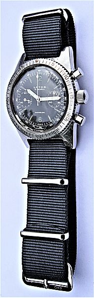 Vintage Lator 17 Jewel Chronograph Watch - Click for the bigger picture