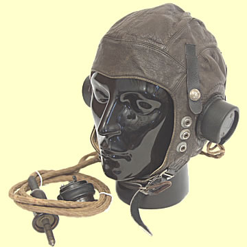 RAF 'C' Type Flying Helmet - Click for the bigger picture