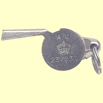 RAF Ditching Whistle - Click for the bigger picture