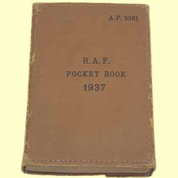 RAF Pocket Book 1937 - Click for the bigger picture