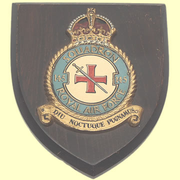 Battle of Britain 145 Shadow Squadron Plaque - Click for the bigger picture