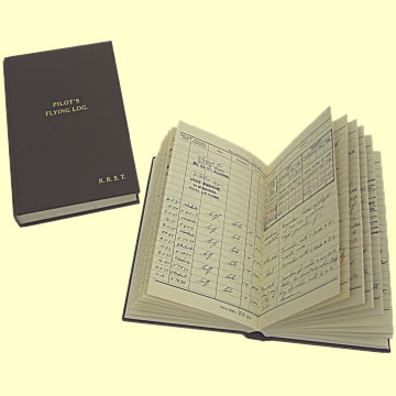 Wing Commander Robert Stanford Tuck Flying Logbook - Click for the bigger picture