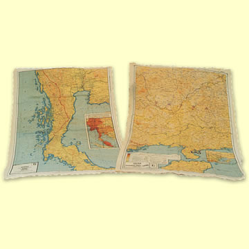 RAF Silk Escape Map - Click for the bigger picture