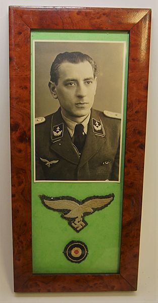 Framed Photograph of a Luftwaffe Administrative Officer - Click for the bigger picture