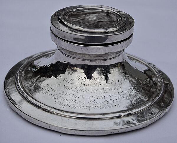 Marshal of the Royal Air Force ArthurTedder Presentation Inkwell - Click for the bigger picture
