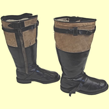 Luftwaffe Aircrew Flying Boots - Click for the bigger picture