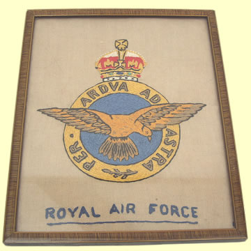 RAF Crest in Period Frame - Click for the bigger picture