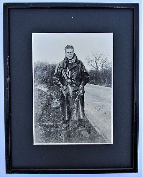 Framed Photograph of WWI Aviator - Click for the bigger picture