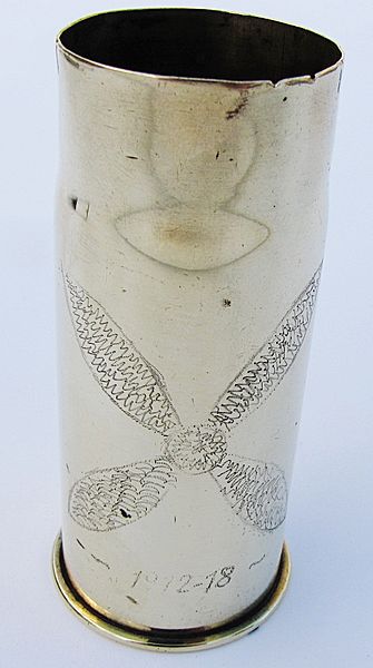 RFC Trench Art Shell case - Click for the bigger picture