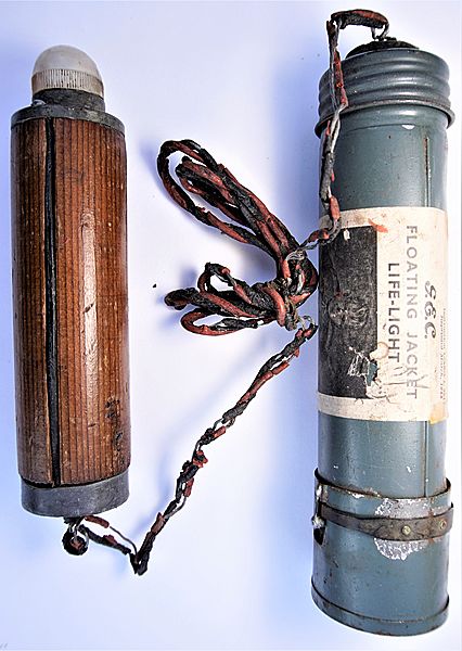 1941 Pattern Mae West Floating Light and Battery Housing - Click for the bigger picture