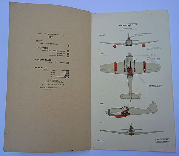 Vulnerability & Armament of German Aircraft 1944 - Click for the bigger picture