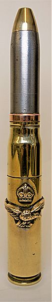 RAF Trench Art 20 MM Shell Case Trench Art Lighter - Click for the bigger picture
