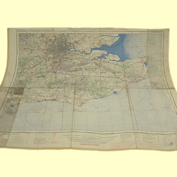 RAF Flying Chart for South East England - Click for the bigger picture