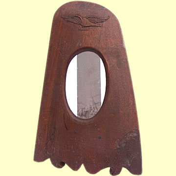 Trench Art Propeller Tip Picture Frame - Click for the bigger picture