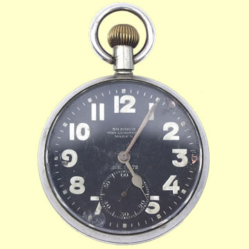 Royal Flying Corps Mk V Aviation Panel Watch circa 1916 - Click for the bigger picture