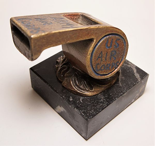US Army Air Corps Presentation Whistle - Click for the bigger picture