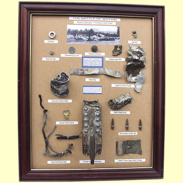 Battle of Britain Messerschmitt 110C Crash Relics - Click for the bigger picture