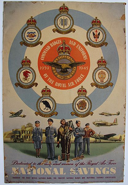 Royal Air Force National Savings Poster - Click for the bigger picture