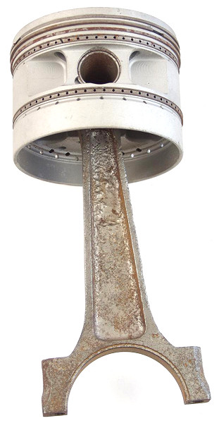 Rolls Royce Merlin Engine Piston and Con Rod - Click for the bigger picture