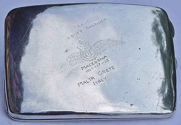 Royal Flying Corps Cigarette Case - Click for the bigger picture