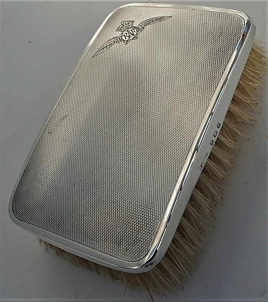 RAF WWII Silver Hair Brush - Click for the bigger picture