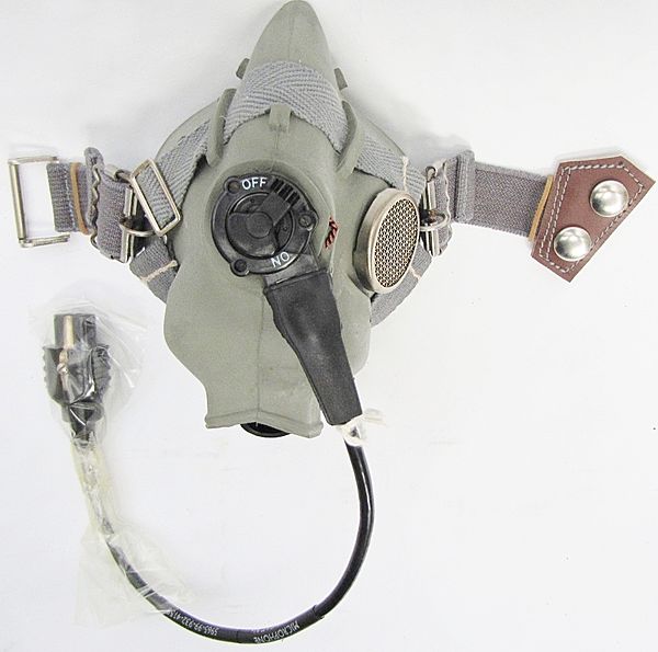RAF Type H Oxygen Mask - Click for the bigger picture