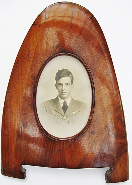 RFC Trench Art Propeller Photo Frame - Click for the bigger picture