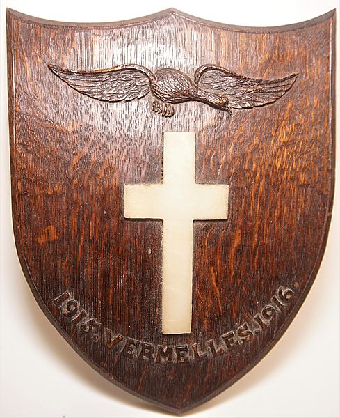 Royal Naval Air Service Memorial Plaque Vermelles - Click for the bigger picture