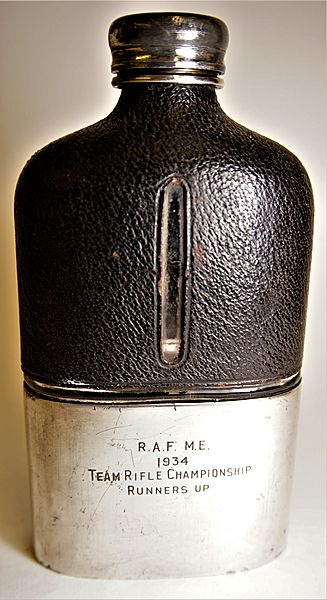 RAF Team Rife Championships Presentation Hip Flask - Click for the bigger picture