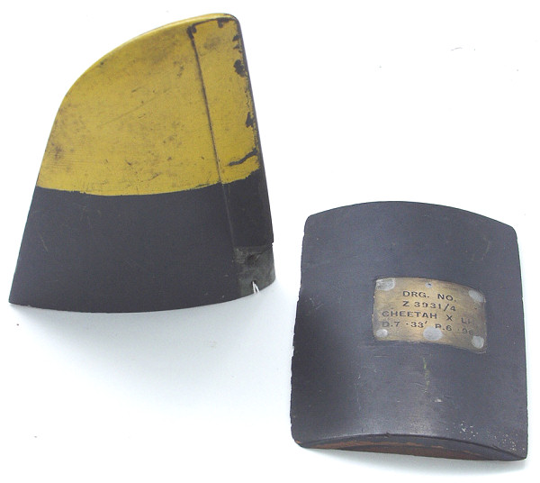 Airspeed Oxford Propeller Tip & Data Plate - Click for the bigger picture
