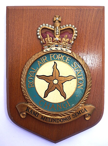 RAF Changi Station Plaque - Click for the bigger picture