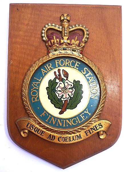 RAF Finningley Station Plaque - Click for the bigger picture