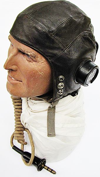 RAF C type Late pattern Flying Helmet - Click for the bigger picture