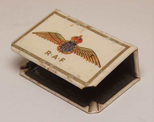 RAF Battle Of Britain 1940 Churchill's Speech Match Box Cover - Click for the bigger picture