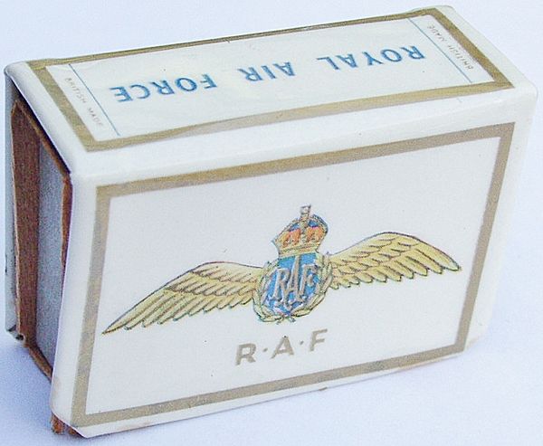 RAF King's Crown Match Box Cover - Click for the bigger picture