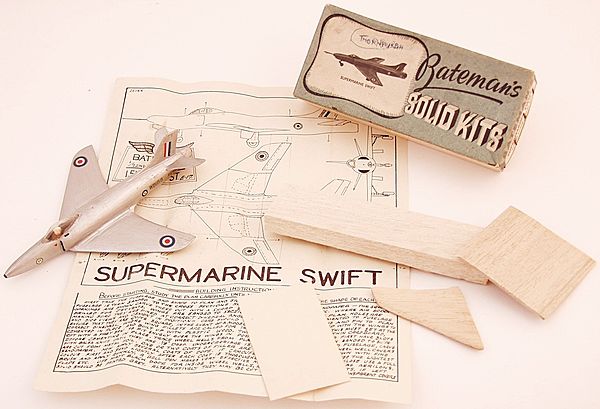 Supermarine Swift 1/72 Scale Balsa Model by Bateman - Click for the bigger picture