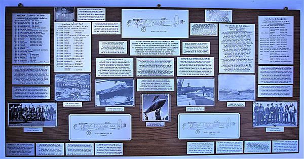 617 Squadron Honours Board 1943-1945 - Click for the bigger picture