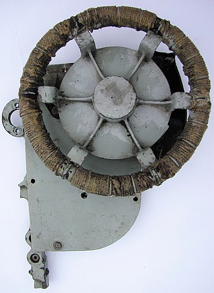 Douglas C-54/DC-4 Crash Relic Trim Wheel - Click for the bigger picture