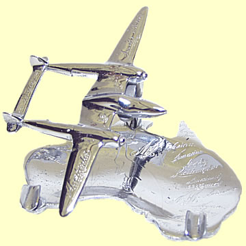 Model of a P-38 Lightning - Click for the bigger picture