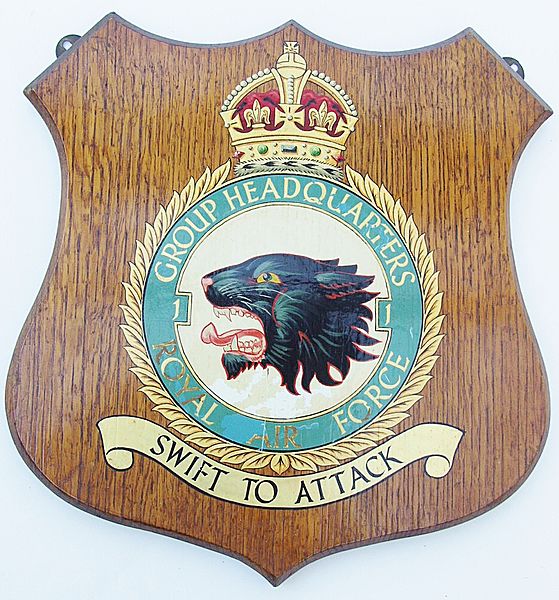 RAF No 1 Group Headquarters Bomber Command Station Plaque - Click for the bigger picture