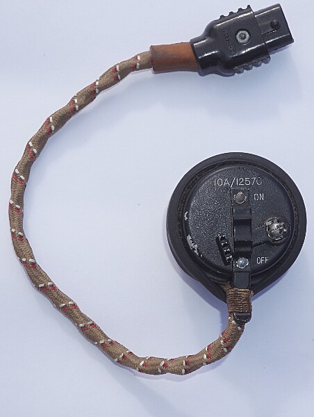 RAF Type 48 Magnetic Oxygen Mask Microphone - Click for the bigger picture