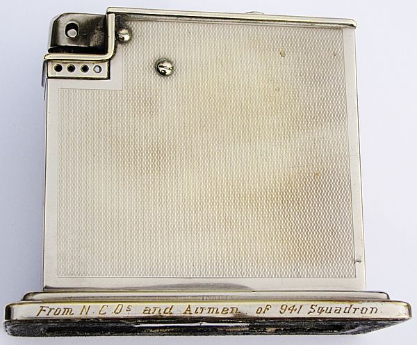 941 Balloon Squadron Art Deco Presentation Table Lighter - Click for the bigger picture