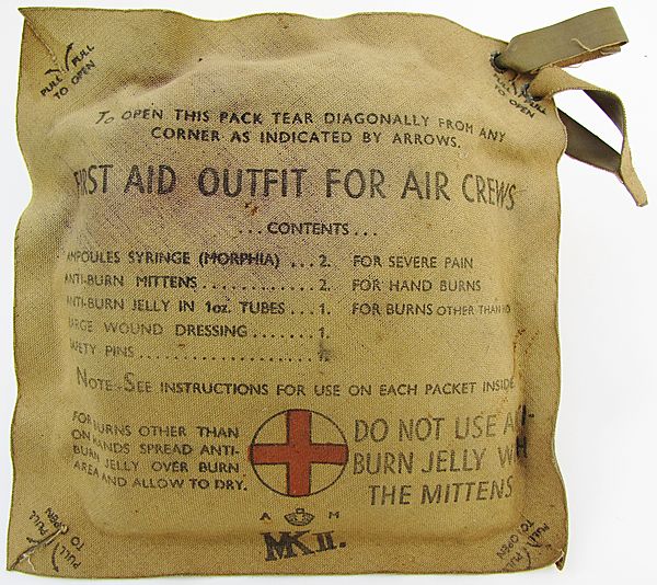Mk II First Aid Pack for Air Crews - Click for the bigger picture