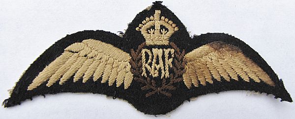 RAF Pilots Wings - Click for the bigger picture
