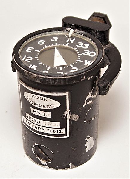 Cook Mk I Vintage Glider Compass by Cobb-Slater Instruments - Click for the bigger picture