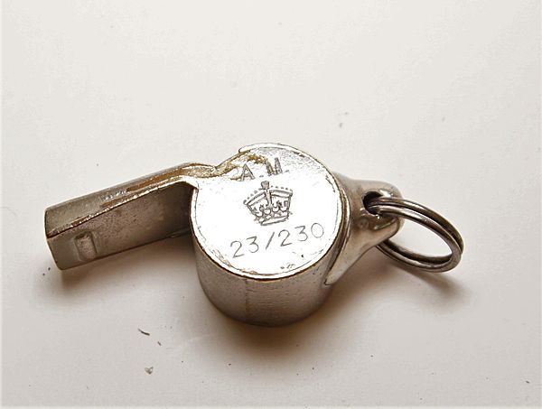 RAF Aircrew Snail Whistle - Click for the bigger picture