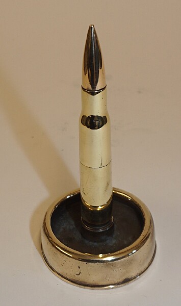 .50 Calibre Trench Art Cigarette Lighter - Click for the bigger picture