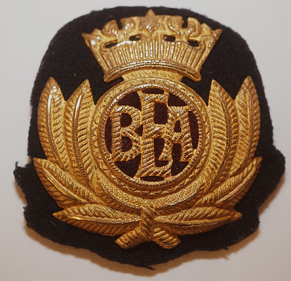 British European Airways Gold Cap badge - Click for the bigger picture